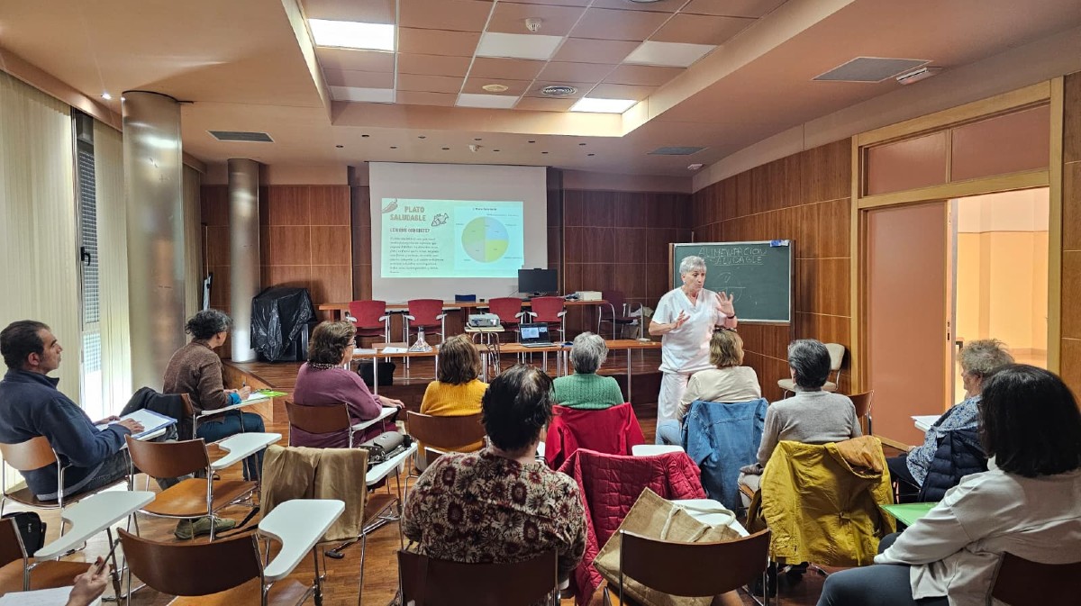 Curso de alimentaci&oacute;n en el Centro de Salud de Arenas.