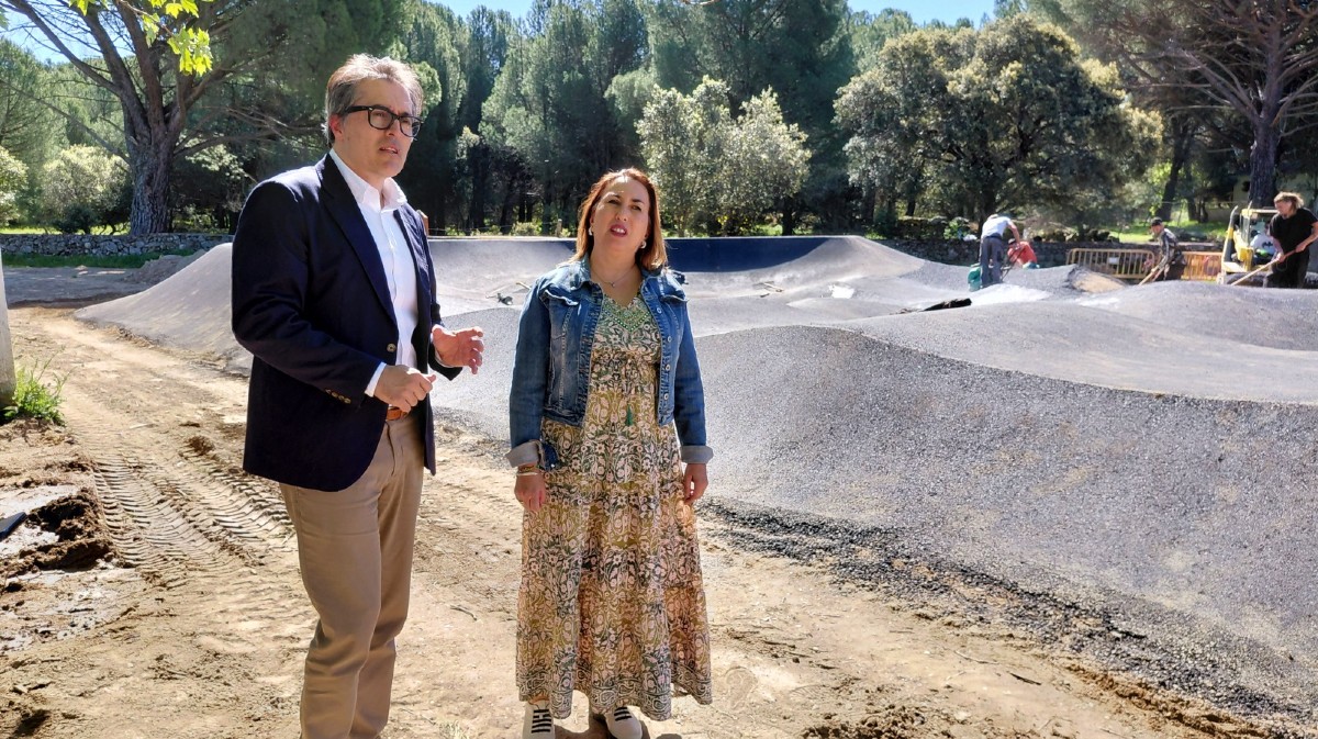 FOTOS | Avanzan las nuevas infraestructuras deportivas y turísticas de La Adrada