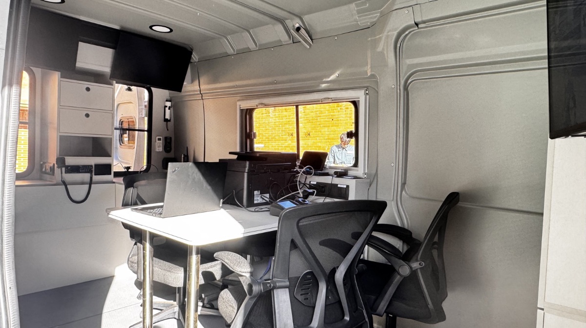 Un cuartel sobre ruedas para denuncias o emergencias en la provincia