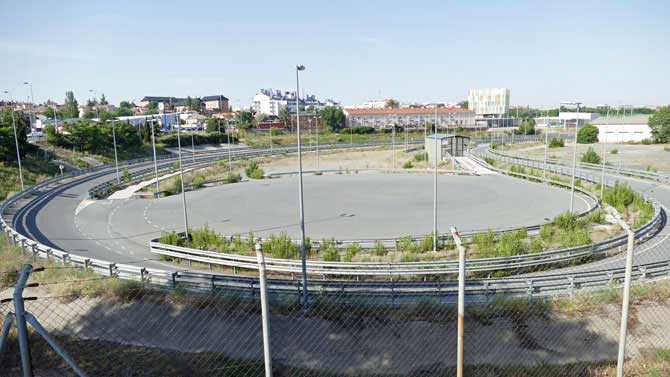 Imagen de archivo de la pista de pruebas de Nissan, ya desmontada.