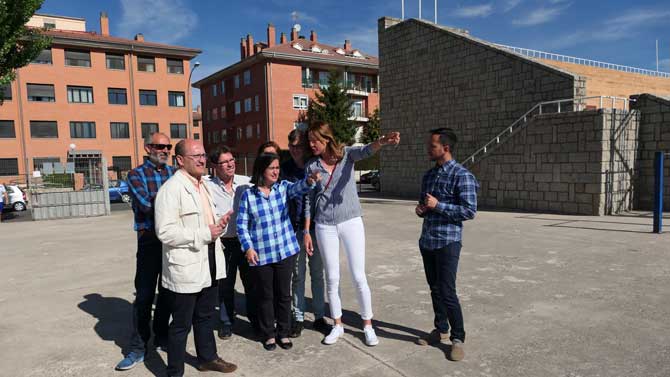 Candidatos del PP en la Ciudad Deportiva.