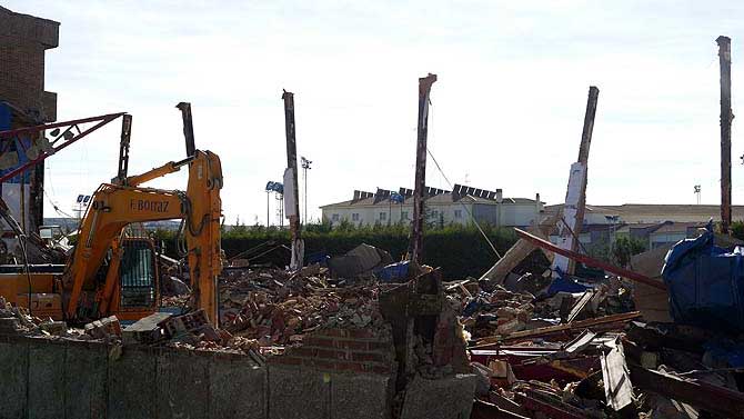 Imagen de archivo de una demolición.
