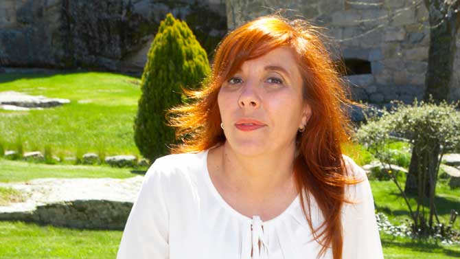 María José del Pozo, candidata del PSOE en Las Navas del Marqués.