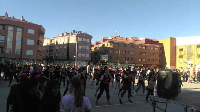 Zumba solidaria en Arévalo.