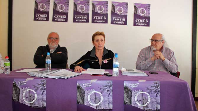 Pilar Baeza, candidata a la alcaldía de Podemos.