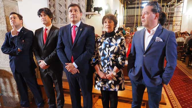 Mercedes Martín en las fiestas de Solosancho.