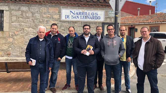 Candidatos del PP en Narrillos de San Leonardo.