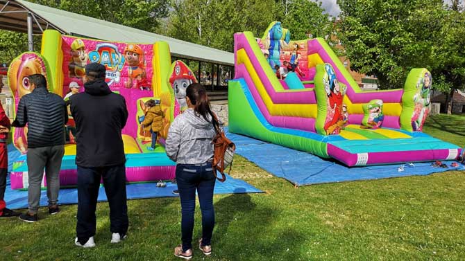 Fiesta infantil del PSOE en la zona sur.