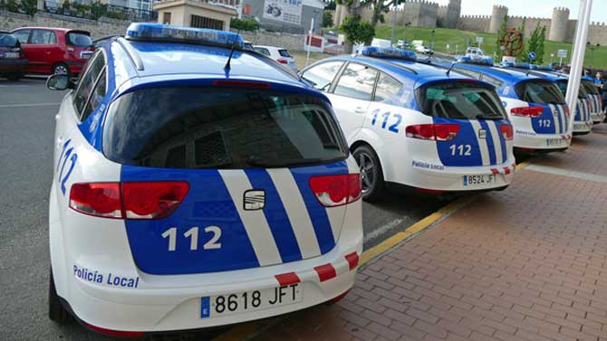 Imagen de archivo de vehículos de la Policía Local.