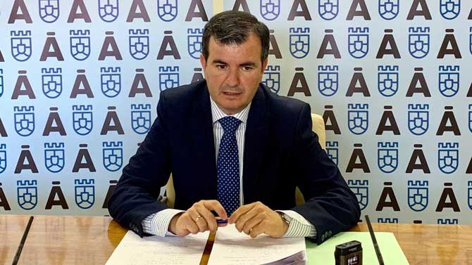 Juan Pablo Martín, portavoz de la Diputación.