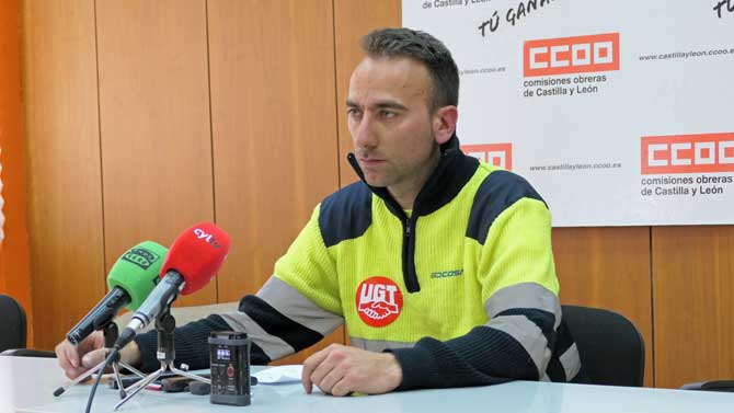 Fernando Gutiérrez, portavoz de los empleados de las auxiliares de Nissan.