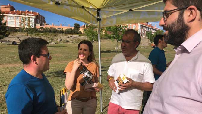 El candidato de Por Ávila en Las Hervencias.