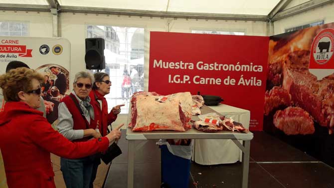Muestra de Carne de &Aacute;vila.
