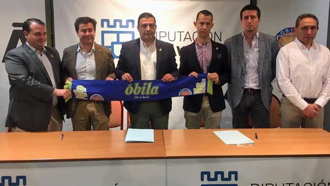 Renovación del convenio entre Diputación y Óbila.