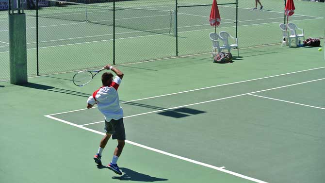 Pistas de tenis de la Ciudad Deportiva.