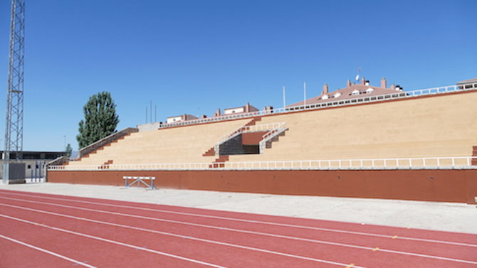 Pistas de atletismo en la Ciudad Deportiva.