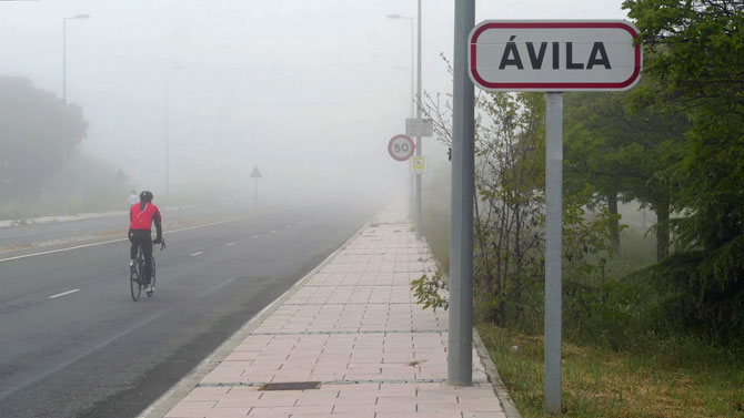 &Aacute;vila a primera hora de la ma&ntilde;ana del s&aacute;bado.