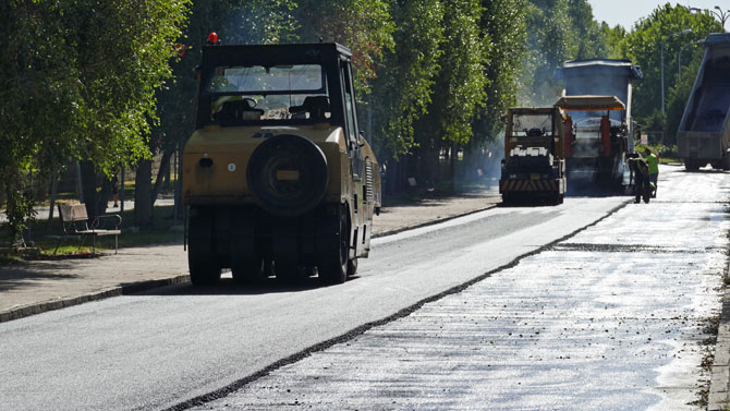 Imagen de archivo de la operación asfalto en Ávila.