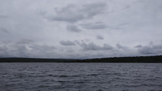 Embalse de Las Cogotas, esta semana.