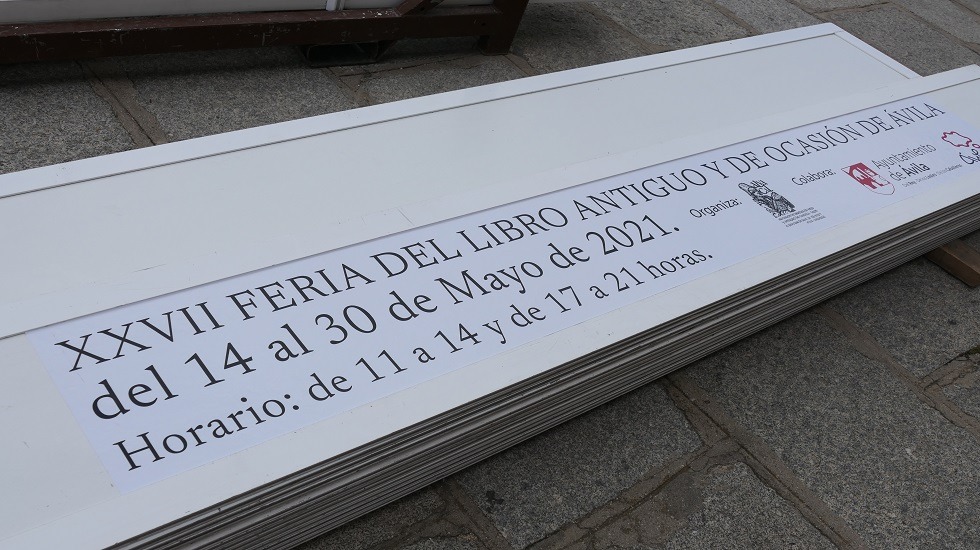 Cartel de la XXVII Feria del libro antiguo y de ocasión de Ávila