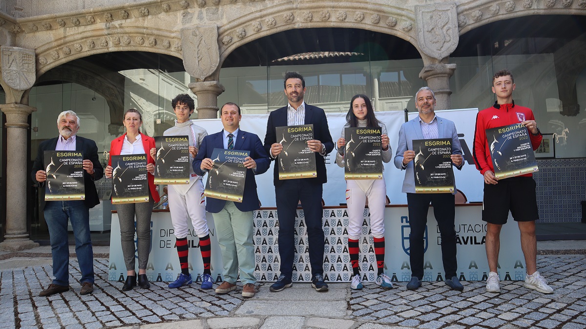 Presentación del Campeonato cadete de esgrima de España.