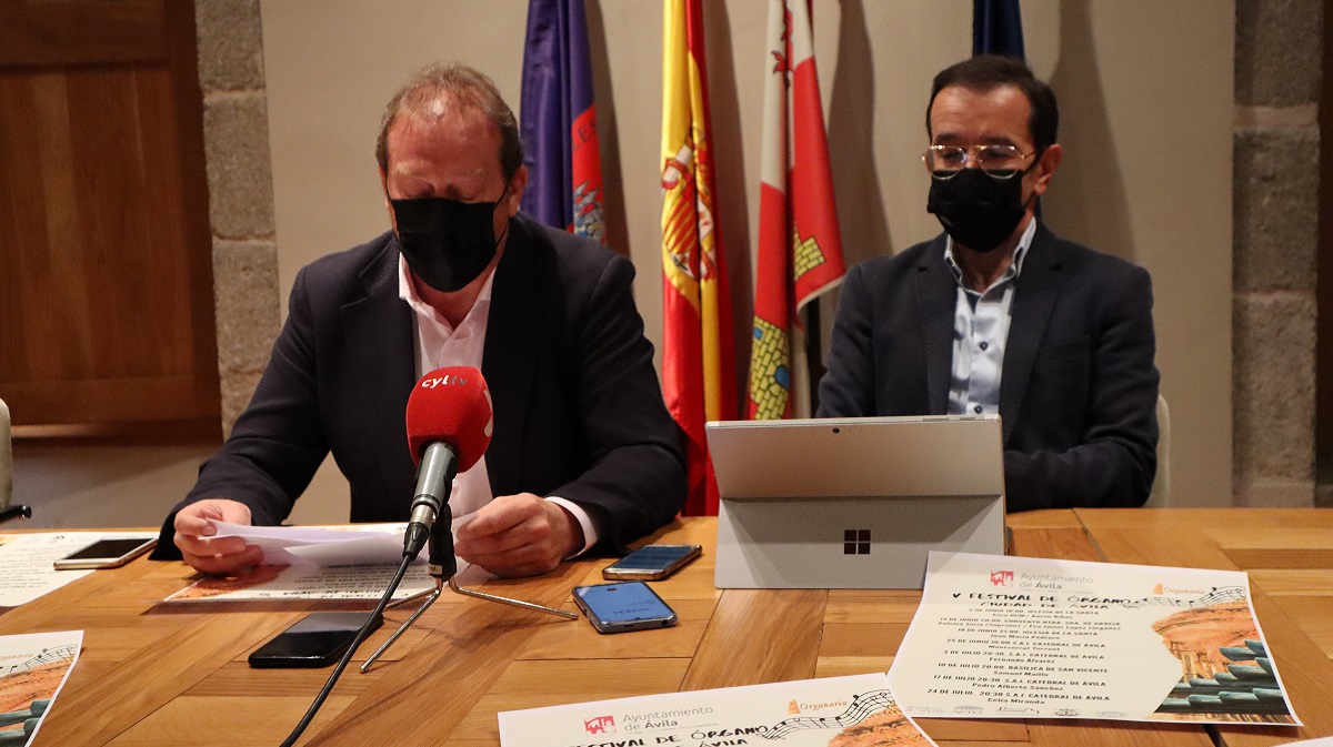 Presentación del V Festival de Órgano Ciudad de Ávila.