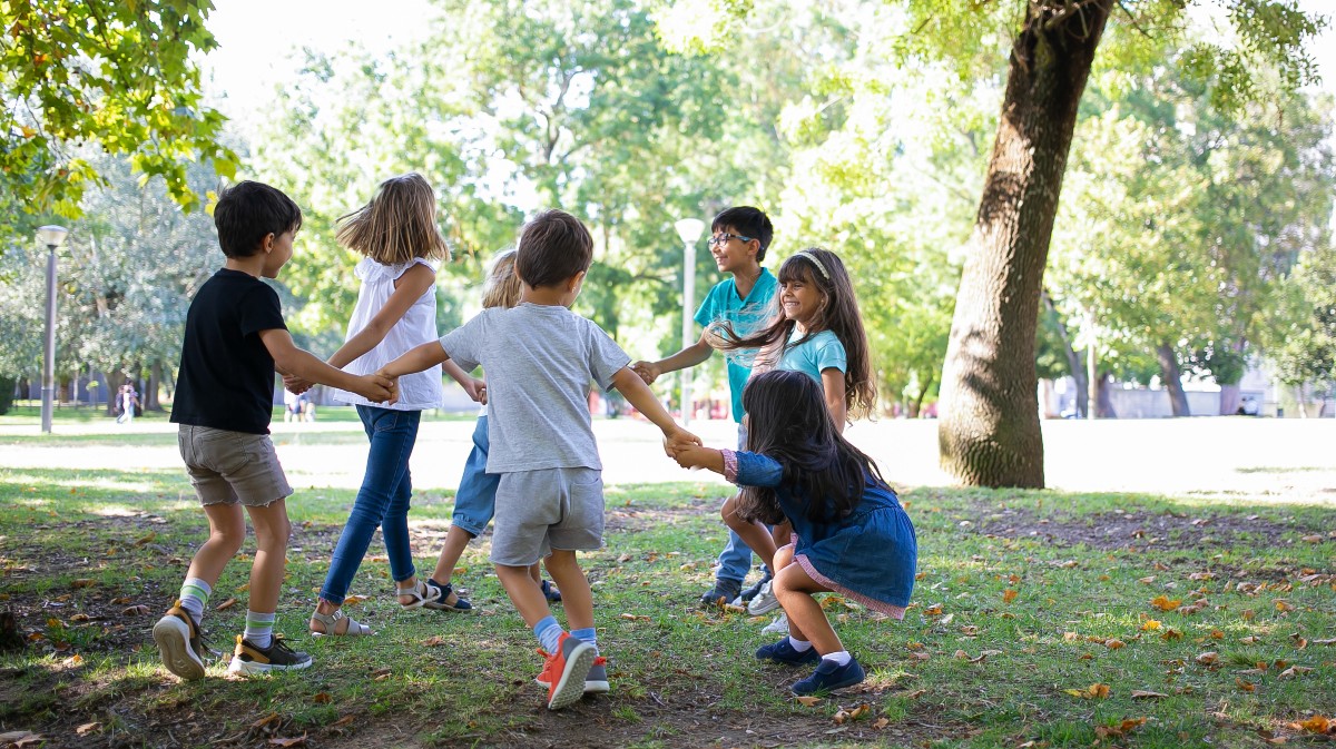 Imagen de archivos en una actividad infantil.