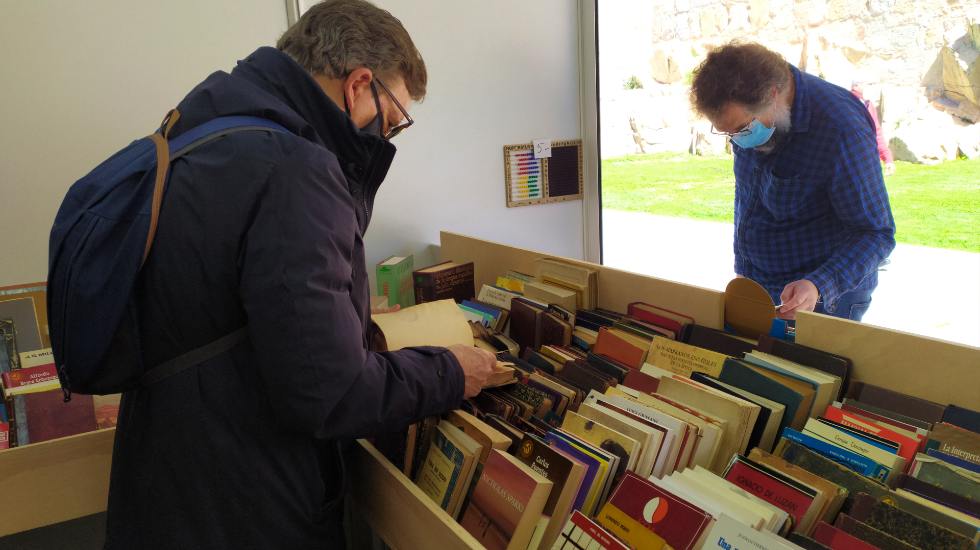Imagen de archivo de la Feria del Libro Antiguo y de Ocasión de Ávila.