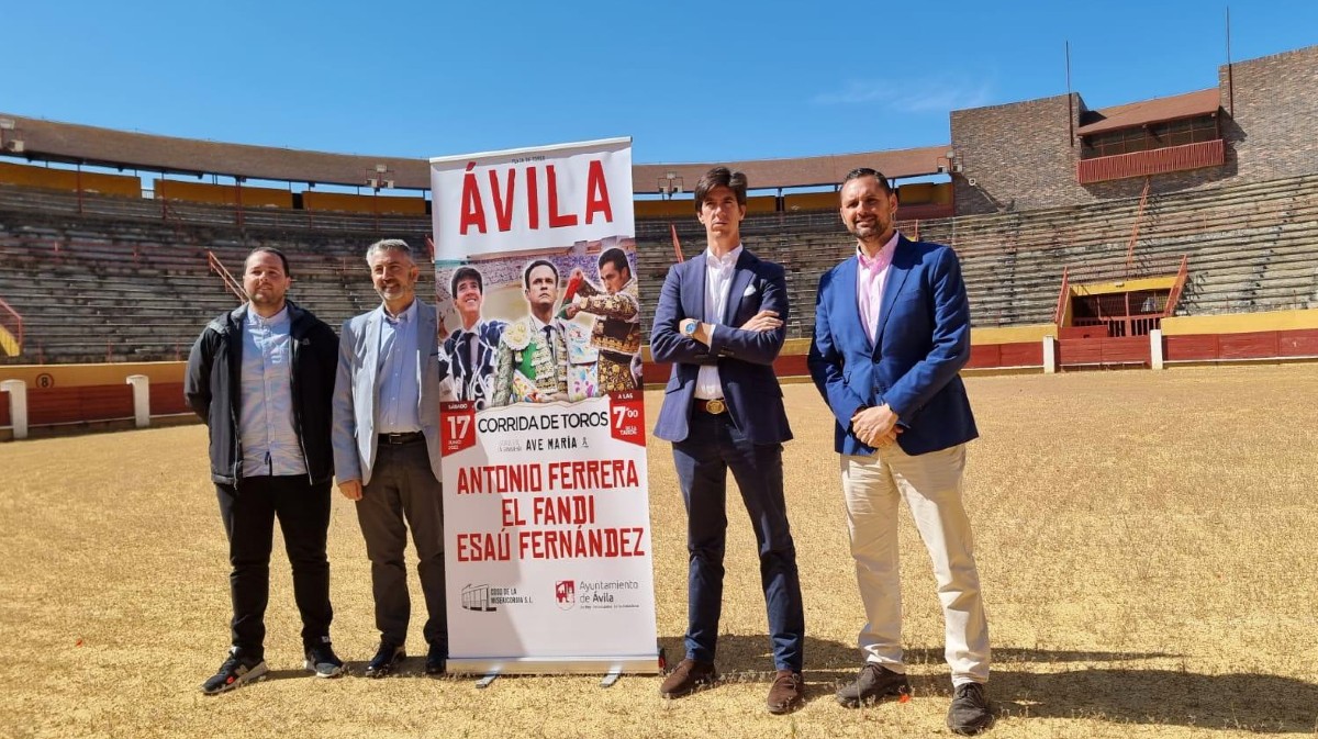 Presentación de la corrida de toros del 17 de junio en Ávila.