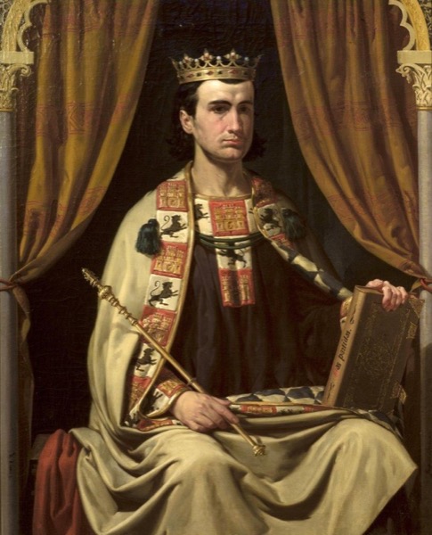 4. Retrato de Alfonso X El Sabio por Joaquín Domínguez Bécquer, h. 1850. Ayuntamiento de Sevilla.