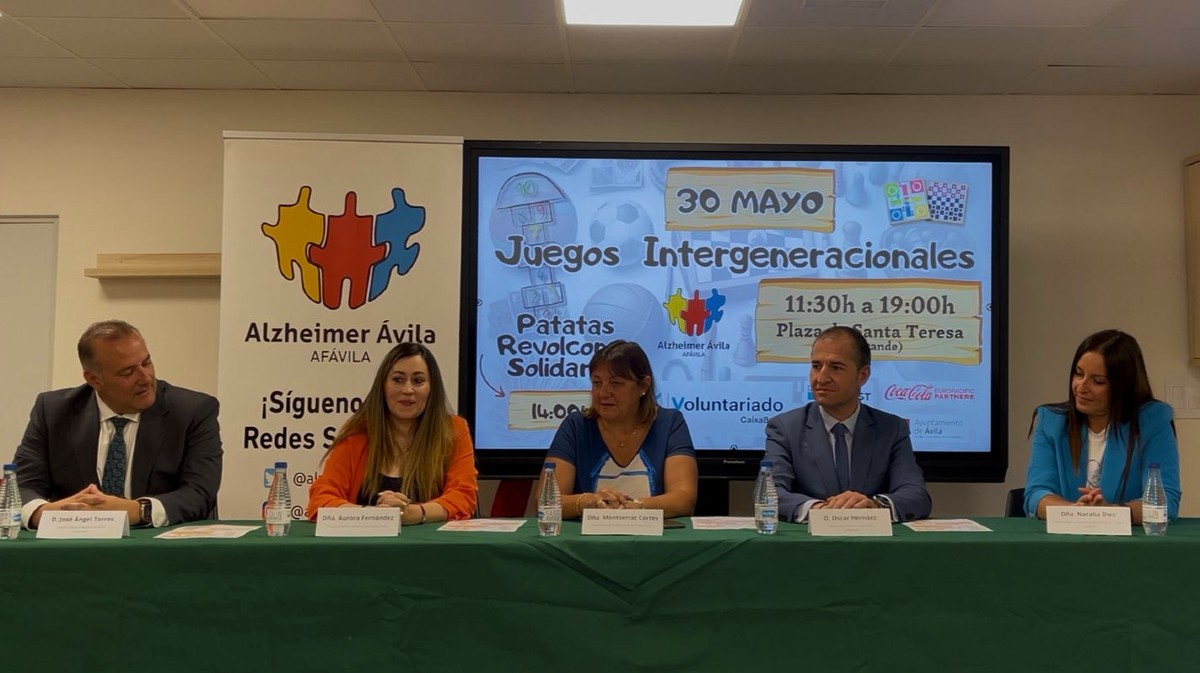 Presentación de 'Juegos intergeneracionales' de Alzheimer Ávila.