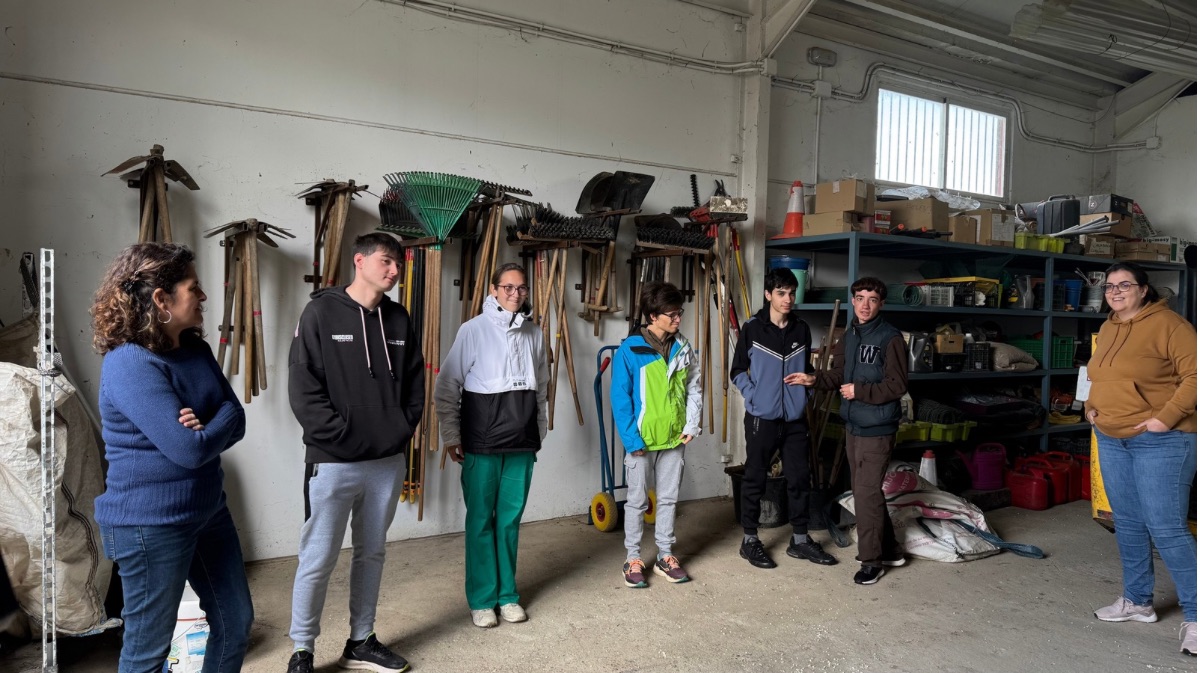 Alumnos del 1° curso de jardinería de Fundabem.