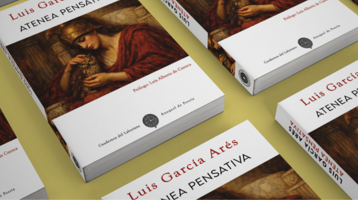 Ejemplar del poemario 'Atenea pensativa'.