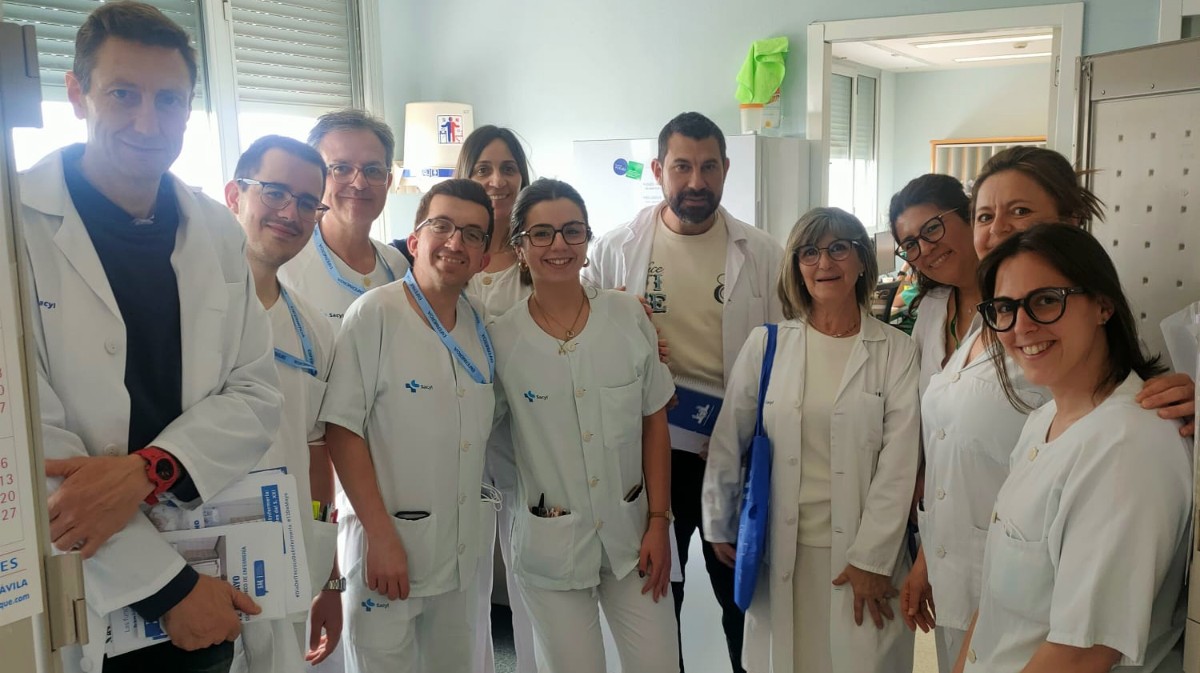 T&eacute;cnicos de enfermer&iacute;a en el D&iacute;a de la Enfermer&iacute;a.