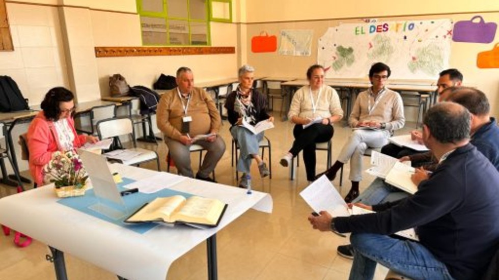 Grupo de debate en la Asamblea Eclesial &lsquo;Iglesia en Castilla&rsquo;.