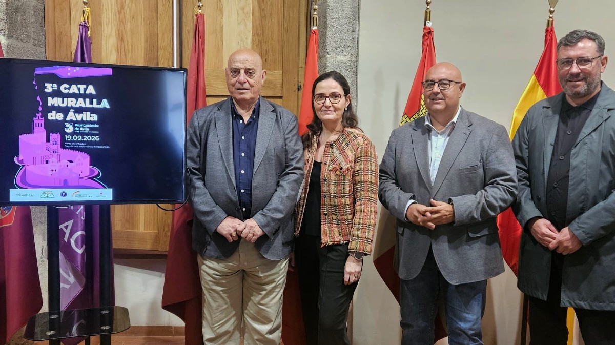 Presentaci&oacute;n en la Cata en la Muralla de &Aacute;vila.