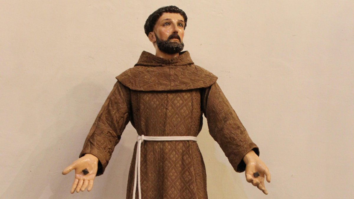 La imagen de Nuestro Ser&aacute;fico Padre San Francisco.