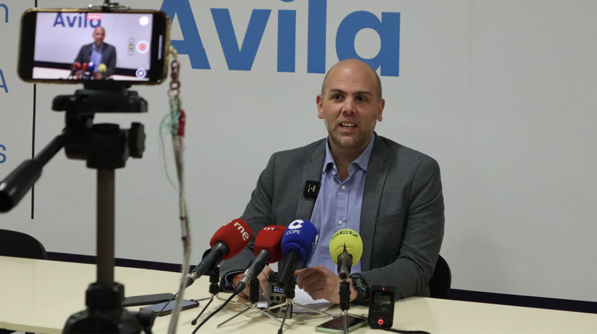 Diego D&iacute;ez, presidente de CEOE &Aacute;vila.