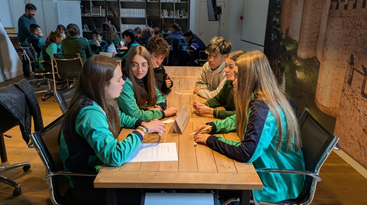 Alumnos del colegio Sant&iacute;simo Rosario que han participado en el proyecto