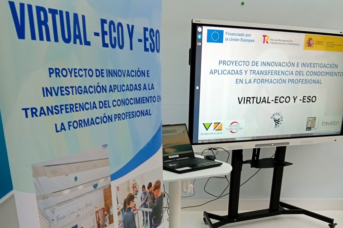 Presentaci&oacute;n del proyecto &lsquo;Virtual-eco y-eso&rsquo; en el IES Vasco de la Zarza.