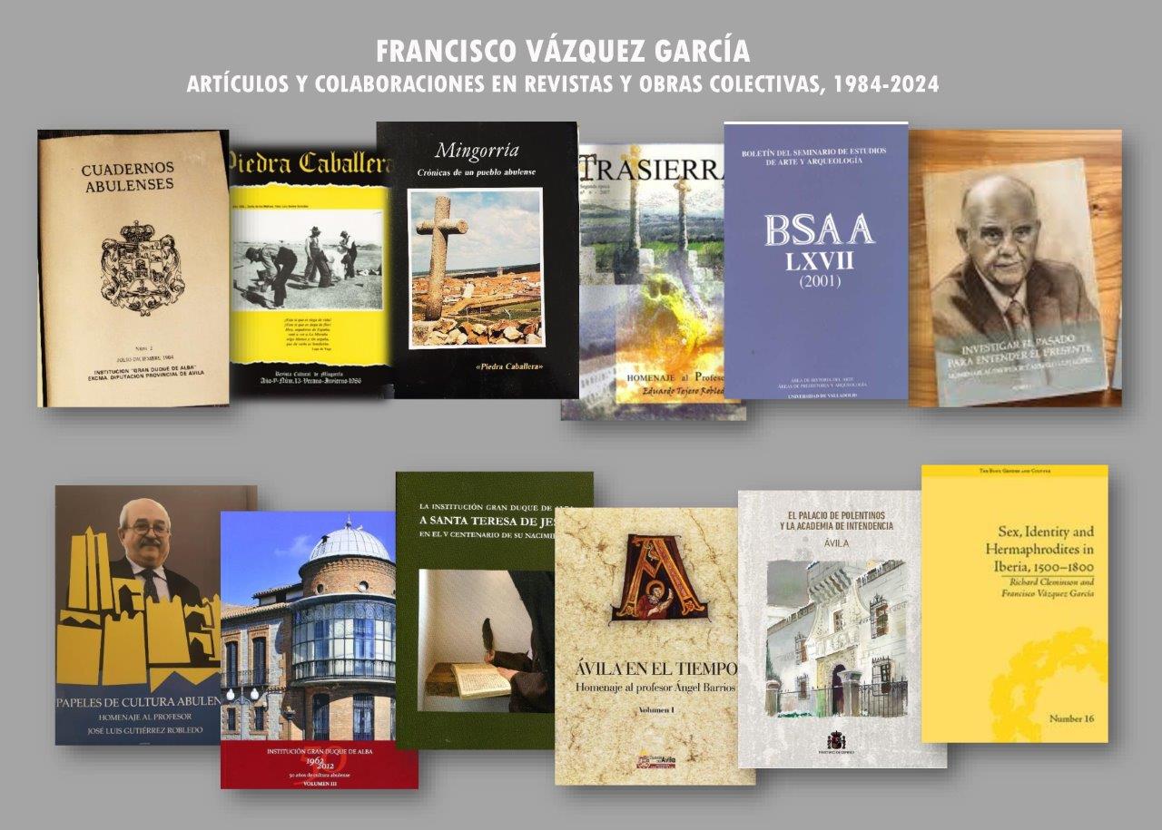 5. Revistas y obras colectivas en las que colaboró Francisco Vázquez, 1984-2024.