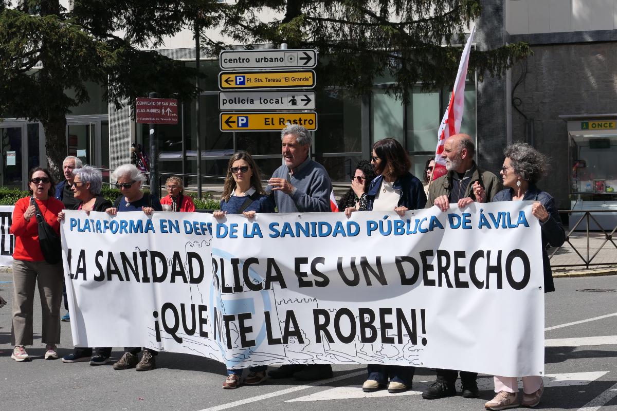 Manifestaci&oacute;n del Primero de Mayo en &Aacute;vila.