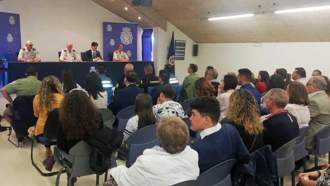 Día de la seguridad privada en la Comisaría de Policía de Ávila.