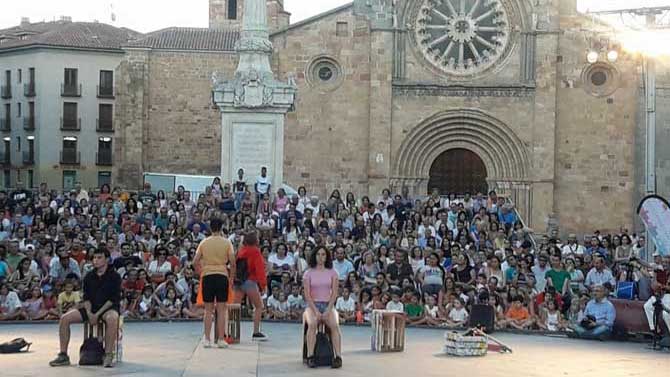 Actuaci&oacute;n de Sube@escena en 2018.