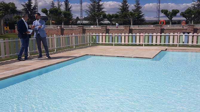 Apertura de la piscinas de la Ciudad Deportiva.