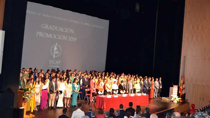 Graduación de alumnos de la UCAV.