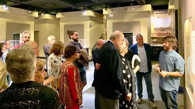 Exposición sobre el arqueólogo Antonio Molinero.