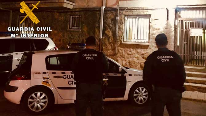 Operación contra las drogas en El Barco de Ávila.