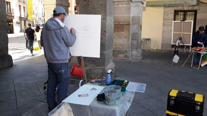 Certamen de Pintura Rápida Ciudad de Ávila.