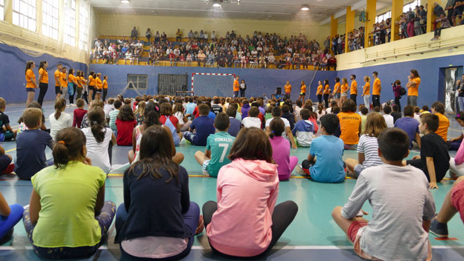 Clausura de las actividades de verano en 2018.
